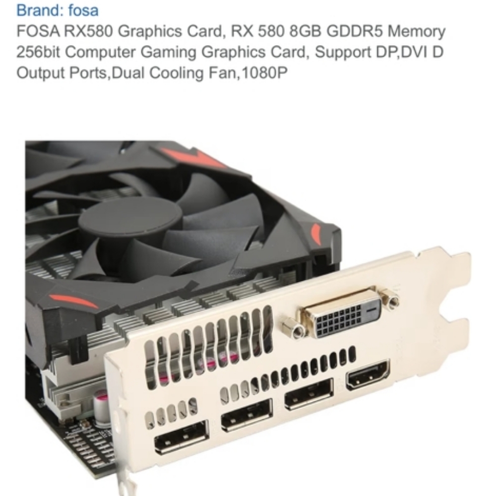RX580 Graphics Card - Picture 2 of 5
